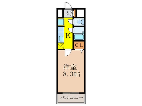 シェルクレ－ルの物件間取画像